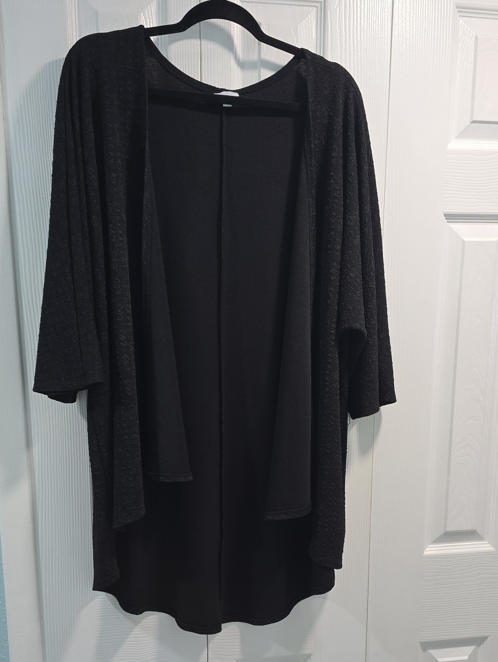 Black Lularoe Open Front Women's Cardigan Sweater